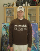 EL PATIO MERINO KNIT SWEATER - DARK BROWN