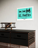 STUDIO PRINT - EL PATIO (FROST BLUE)