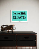 STUDIO PRINT - EL PATIO (FROST BLUE)