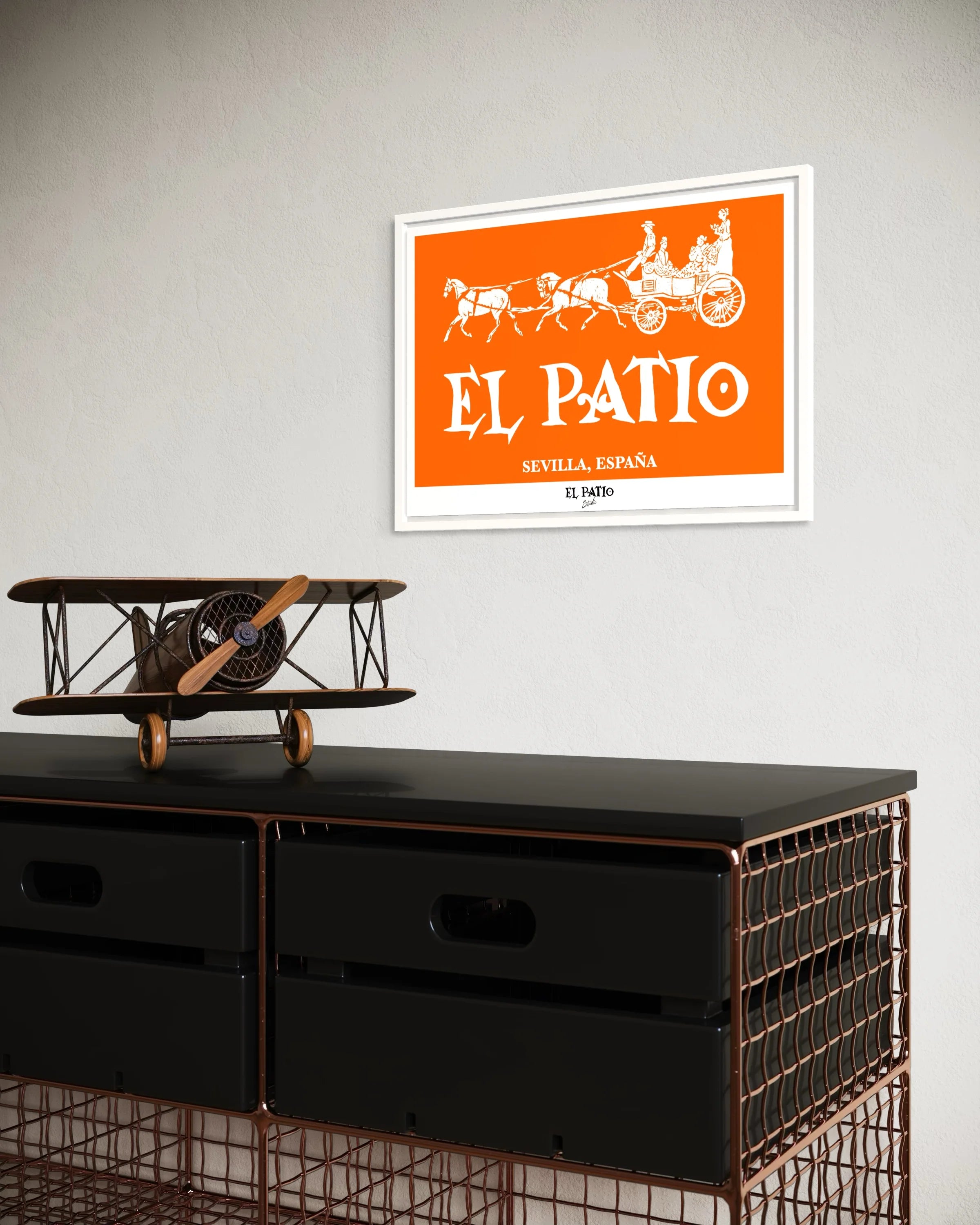 STUDIO PRINT - EL PATIO (ORANGE)