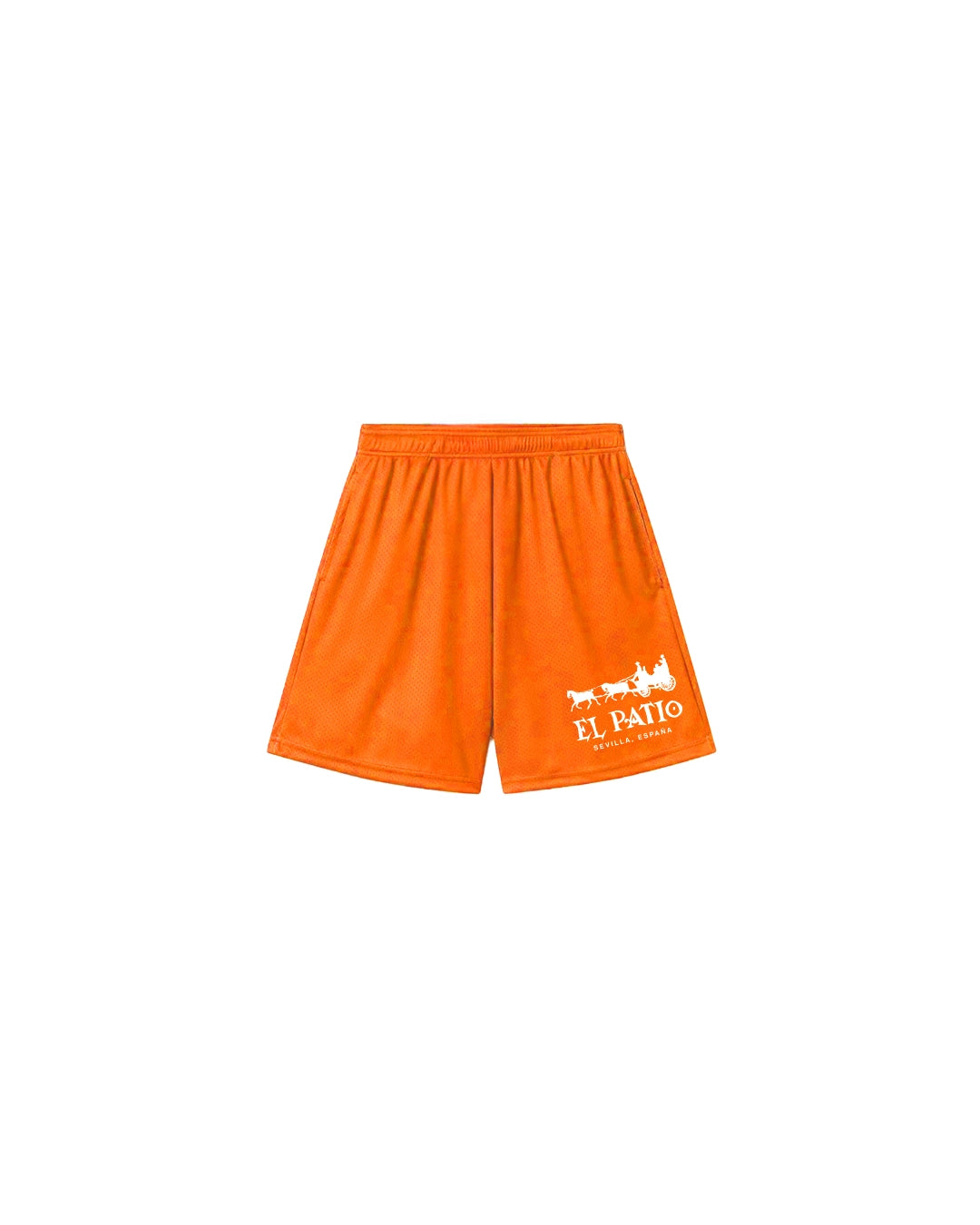 EL PATIO 5 INCH MESH SHORTS - Orange