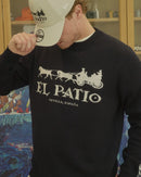 EL PATIO MERINO KNIT SWEATER - NAVY BLUE