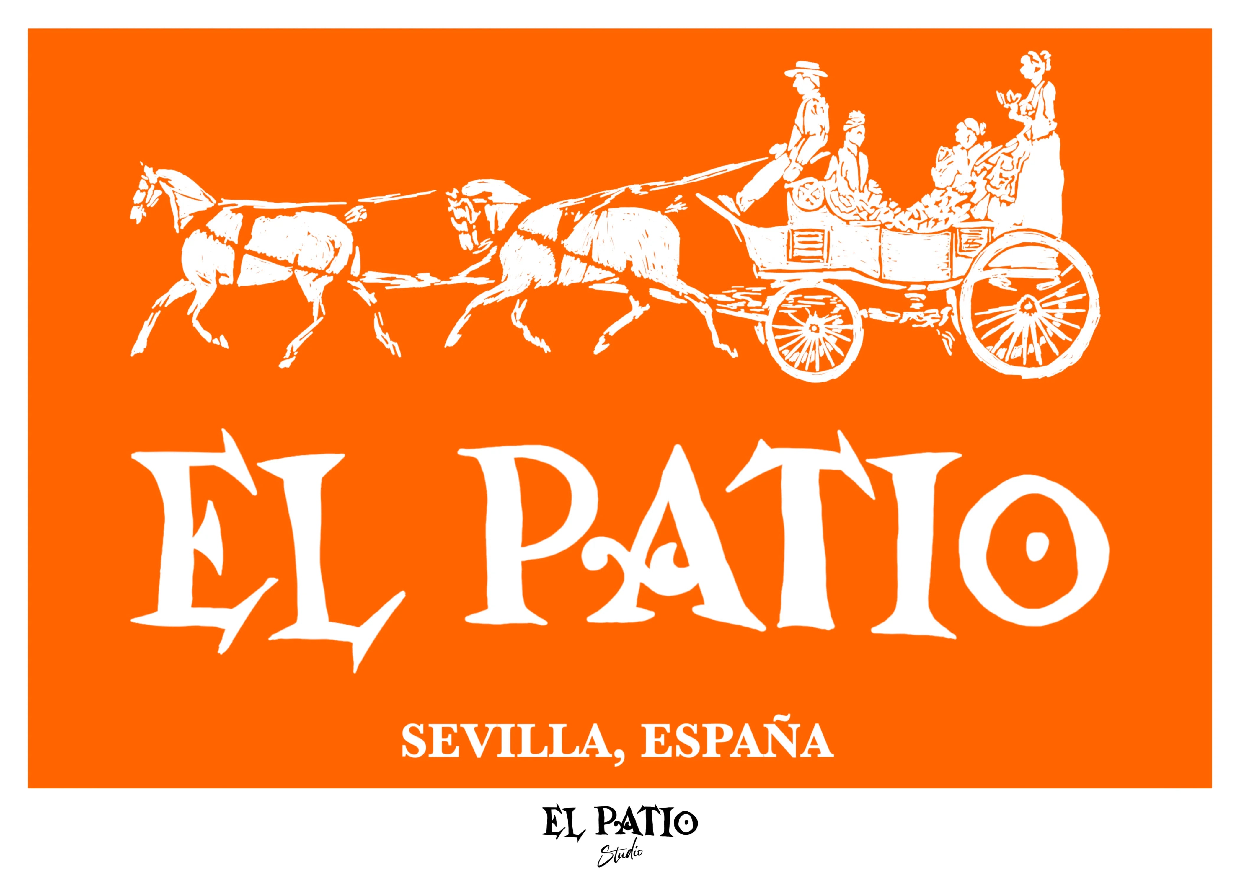 STUDIO PRINT - EL PATIO (ORANGE)