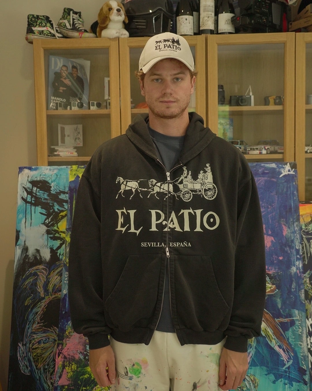 ZIPPER HOODIE (oversize) - EL PATIO