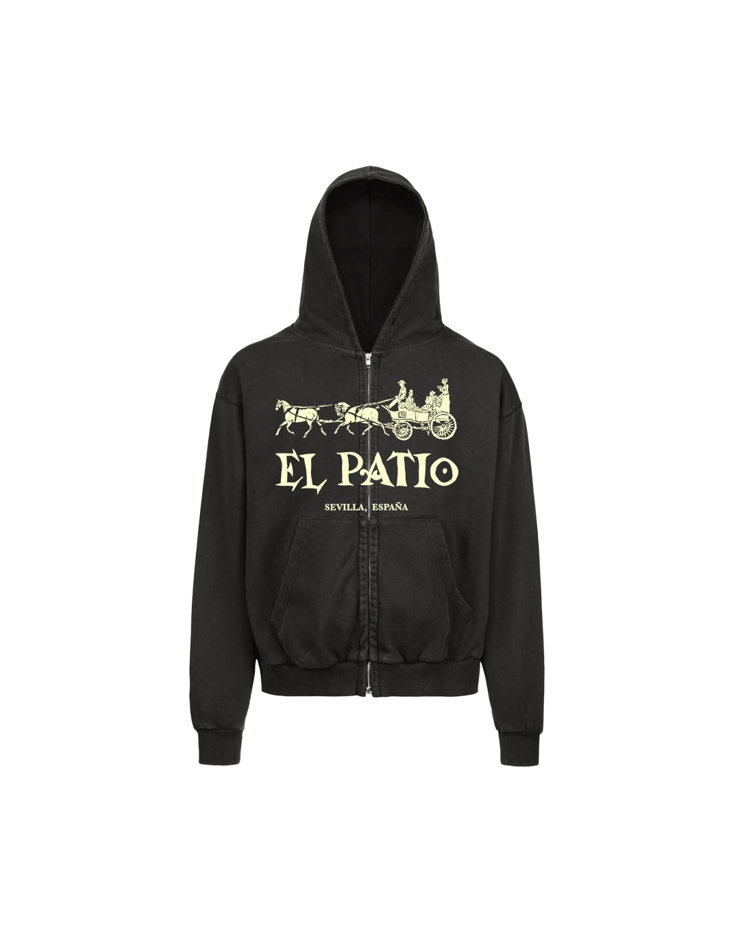 ZIPPER HOODIE (oversize) - EL PATIO